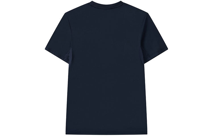 FILA Logo Alphabet Printing Round NeckShort Sleeve Men's Blue A11M121101F-NV