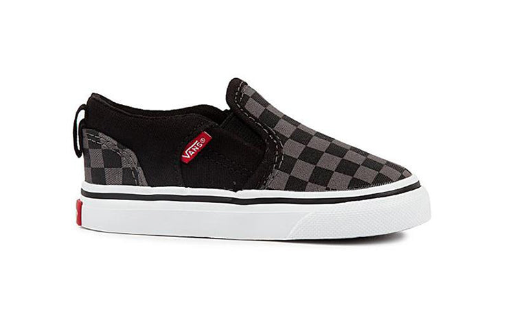 (TD) Vans Asher V 'Checkers - Black Pewter' VN000XE98JU