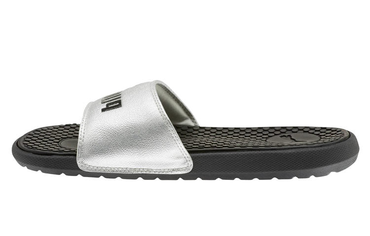 (WMNS) PUMA Cool Cat Slippers Silver 371019-01