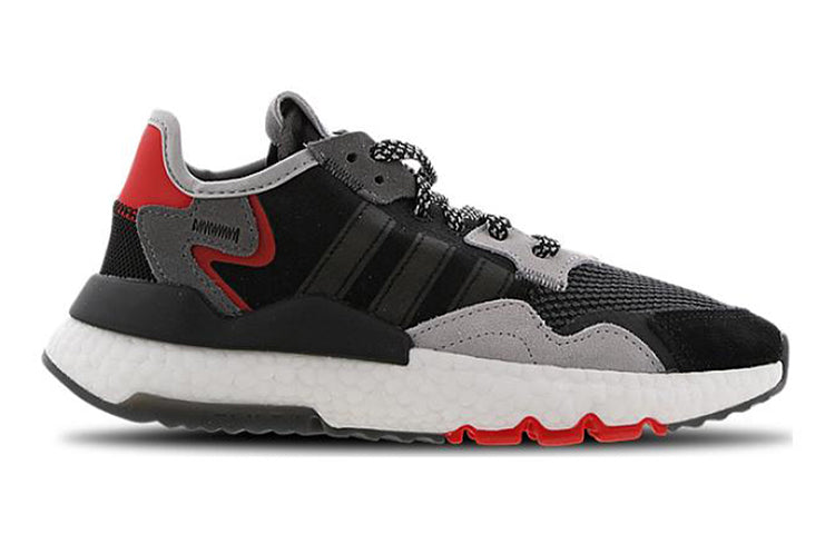(GS) adidas originals Nite Jogger J Shoes Black/Grey EE8888