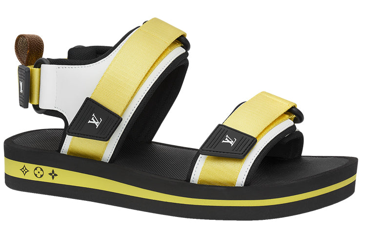 (WMNS) LOUIS VUITTON Arcade Sandals 'Yellow' 1A8GKE