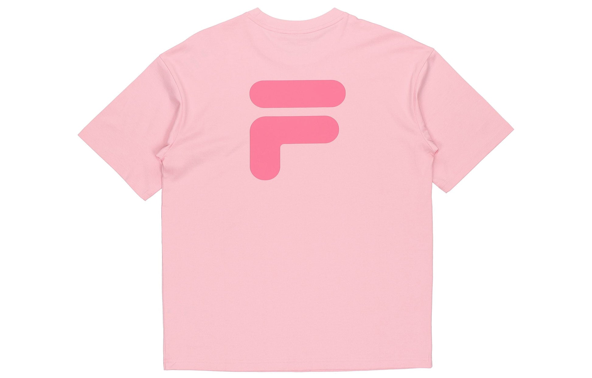 Fila FUSION Casual Sports Round Neck Short Sleeve Couple Style Pink T11U126110F-PK