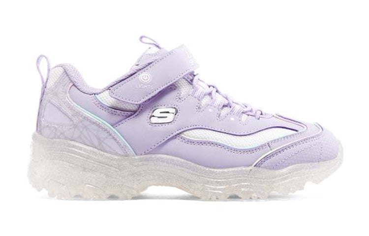 (GS) Skechers Ice D'lites 'Purple' 303907L-LVMT
