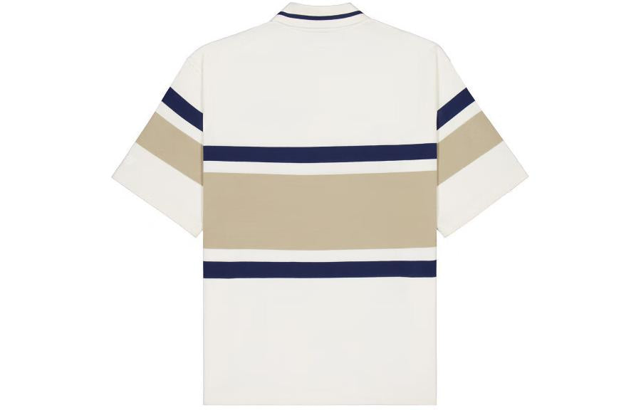 New Balance Athletics Striped Polo Shirt Asia Sizing 'Ivory' NFE22241-IV