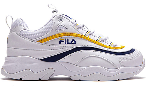 Folder X FILA Ray Series VNTG Chunky Sneakers WhiteYellow/Blue FS1SIA1168X_WBL