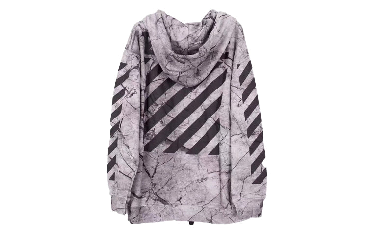 Off-White SS21 Marble Printing Unisex Gray OMBB004G20FLE0029988