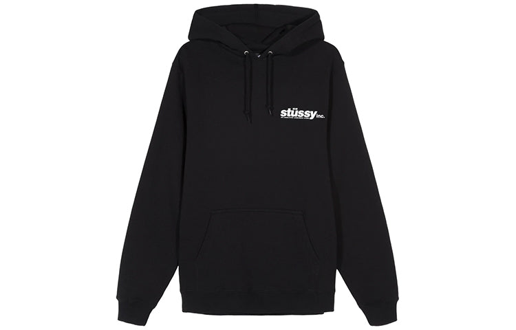 Stussy Italic Hood Fleece Lined Unisex 'Black Green' SUSSW1924493D-GRX