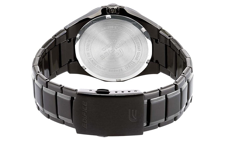 CASIO EDIFICE Waterproof Stainless Steel Strap Mens Black Analog EF-339BK-1A92021