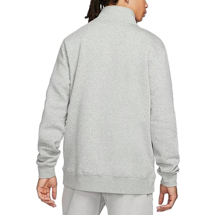 Nike Sportswear Club Brushed-Back 1/2-Zip Sweatshirt 'Grey' DD4732-066