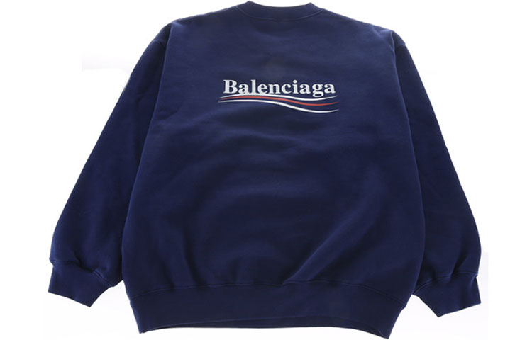 Balenciaga Political Campaign Sweatshirt 'Blue' 508271TYK924540