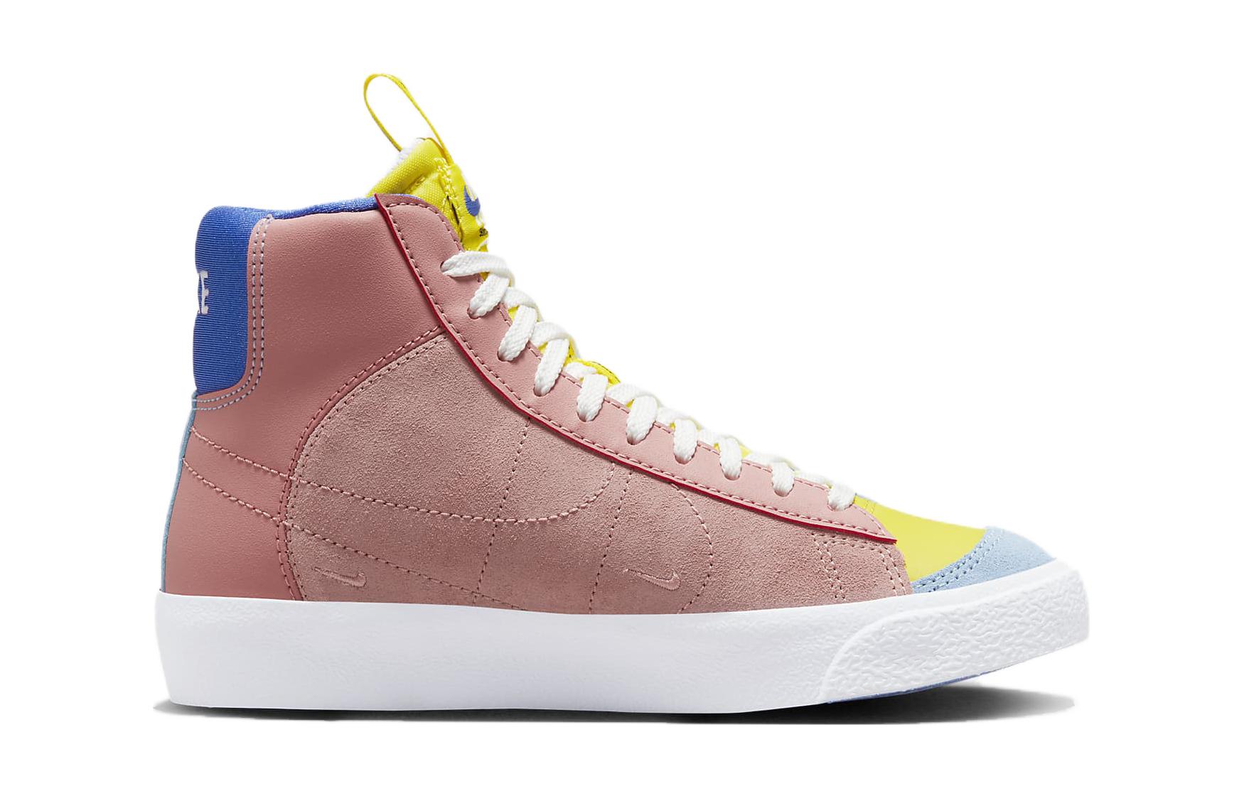 (GS) Nike Blazer Mid '77 Dance 'Royal Yellow Red' DQ6084-402