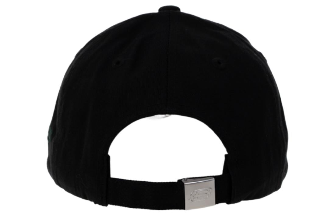 Skechers S Letter Embroidery Baseball Cap 'Black Green' L422U021-0018