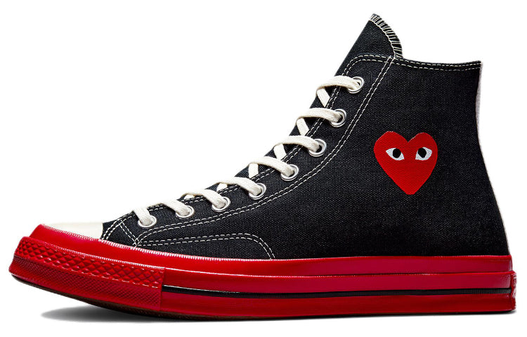 Converse x COMME des GARCONS PLAY Chuck 70 High 'Black Red' A01793C