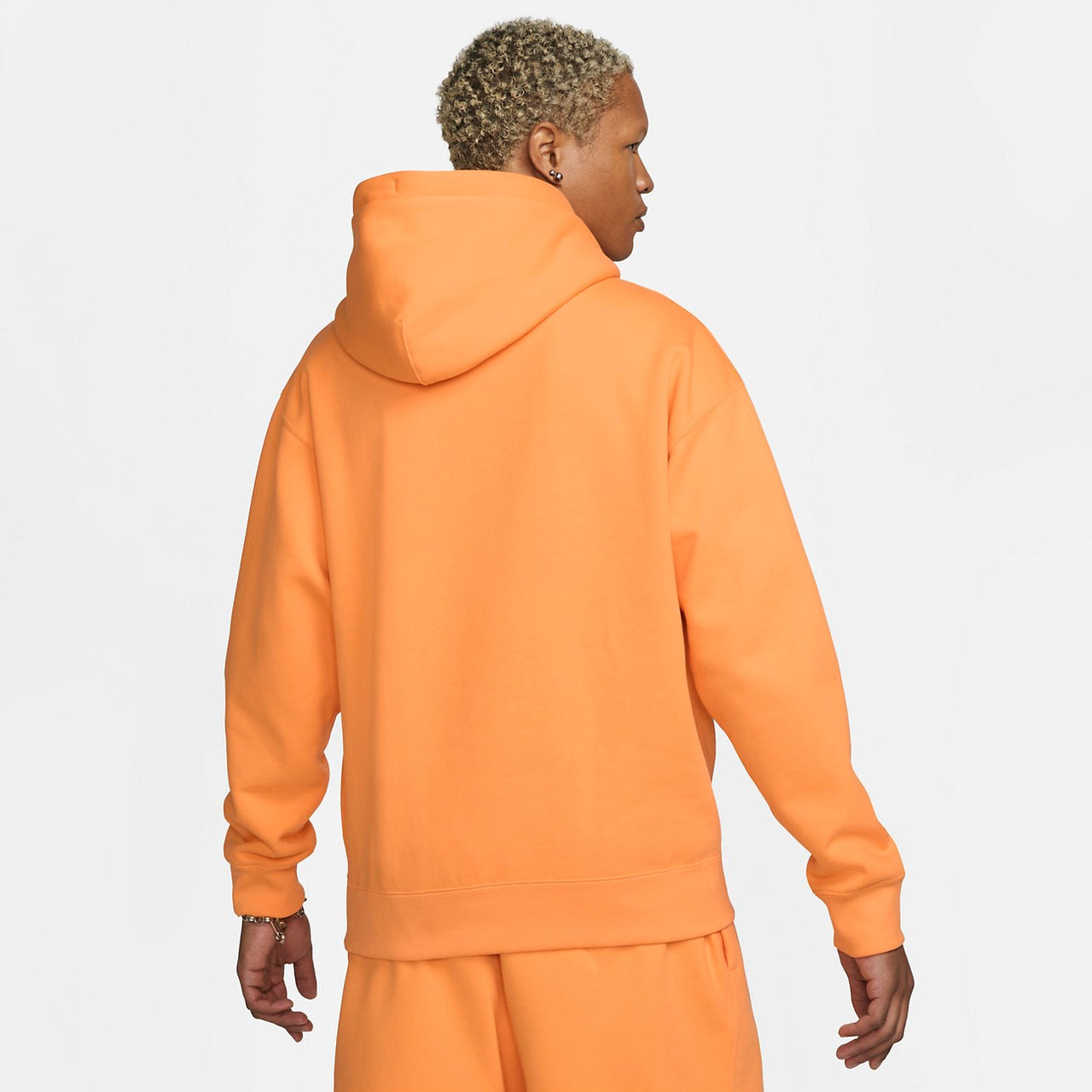 Nike Solo Swoosh Fleece Hoodie 'Orange' DX1355-836
