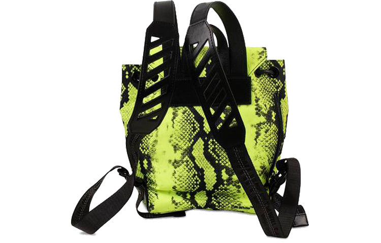 Off-White Unisex Nylon Snake Backpack Mini Yellow OWNB007S19D850446200