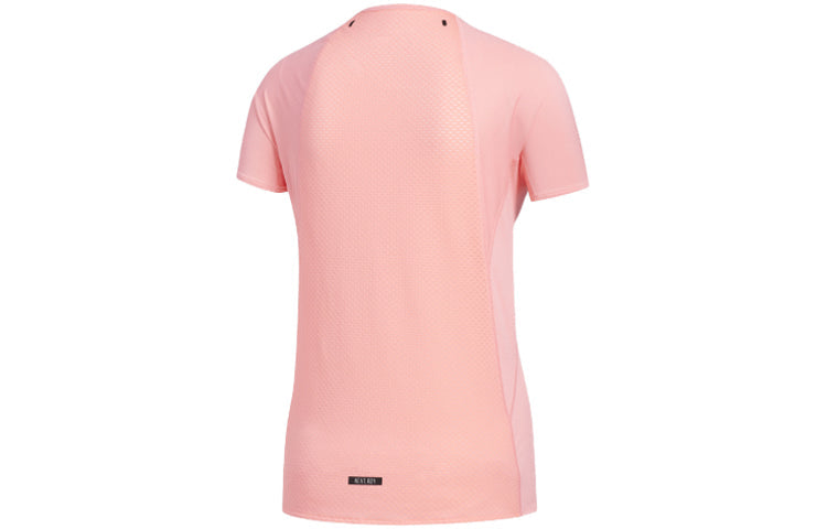 (WMNS) adidas Heat.rdy Tee Running Sports Short Sleeve Pink FN5817