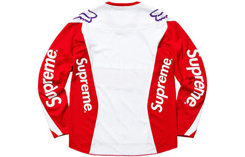 Supreme SS18 Fox Racing Moto Jersey Top Red SUP-SS18-366