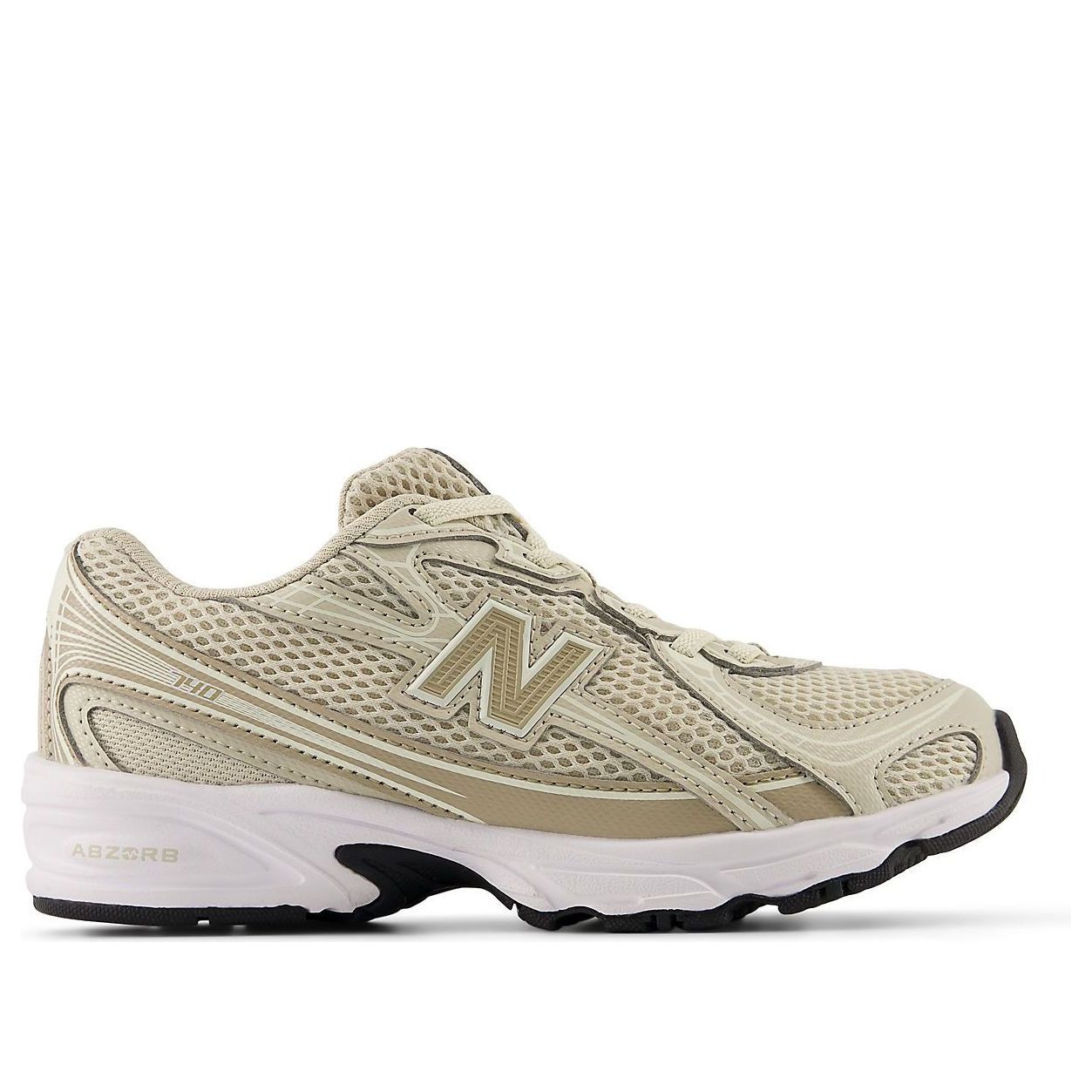 (PS) New Balance 740 Bungee Lace 'Grey Wolf Lime' P7409KQ