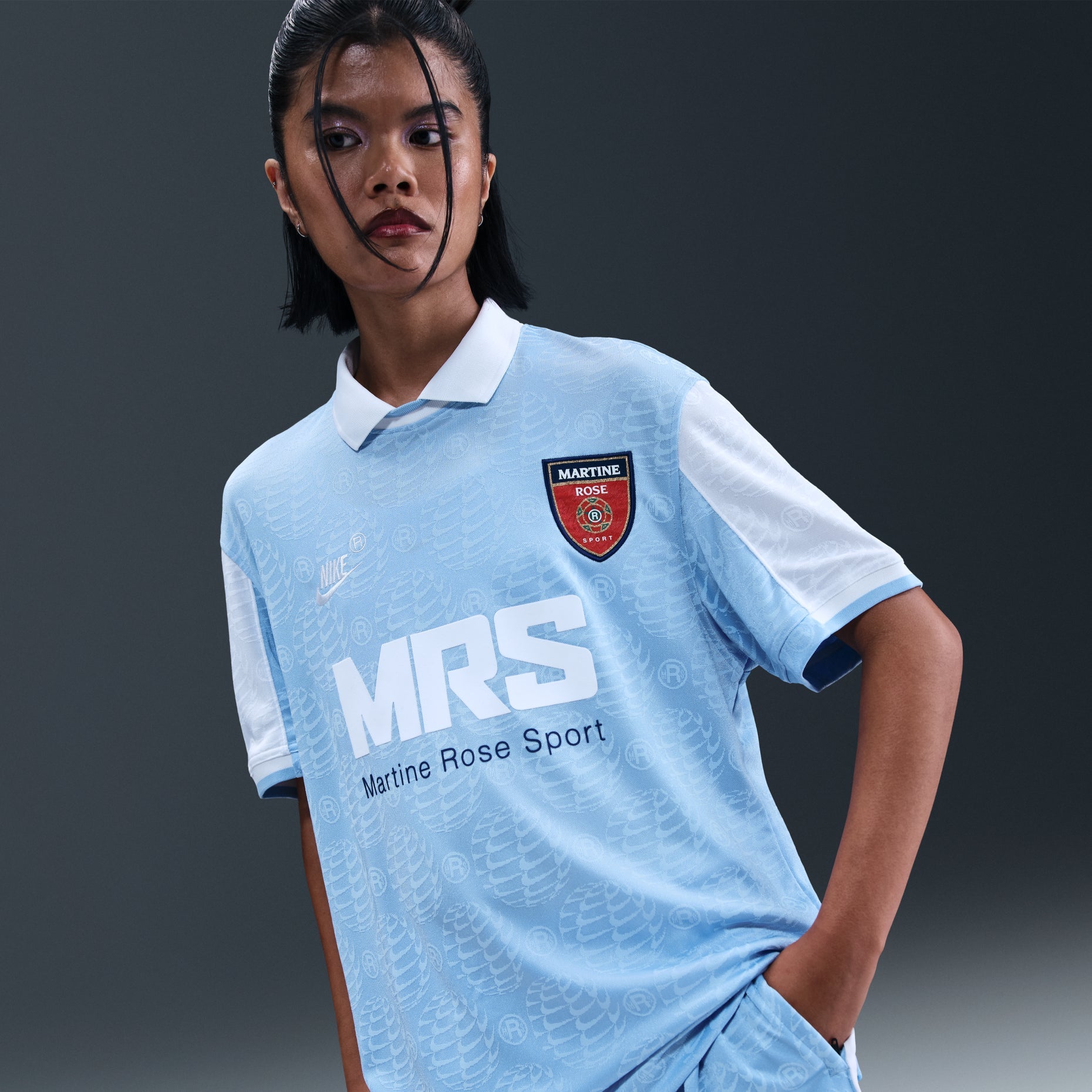 Nike x Martine Rose Football Shirt 'Light Blue' HM9020-422