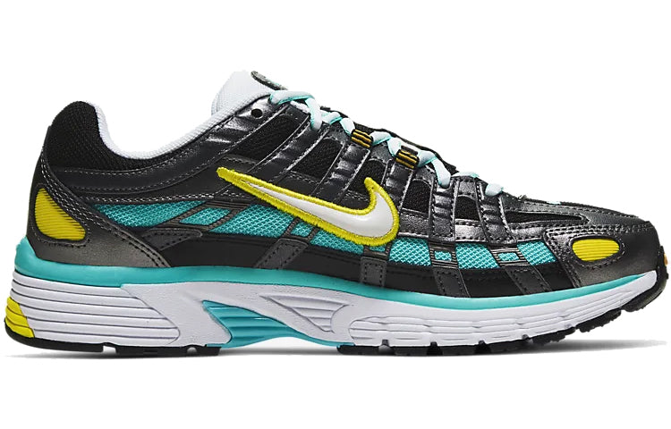 (WMNS) Nike P-6000 Black Teal Yellow  'Aurora' BV1021-005