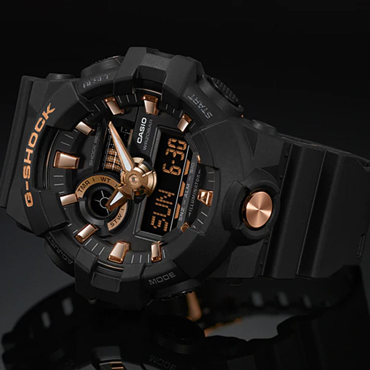 CASIO G-Shock Analog-Digital 'Black' GA-710B-1A4PR