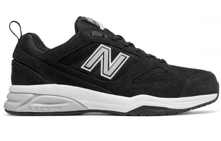 New Balance 623 V3 Suede Trainer Sneakers Black MX623BK3