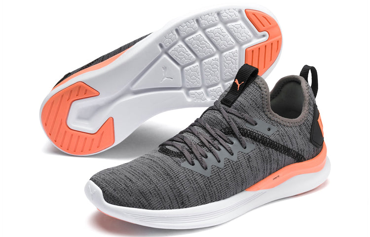 (WMNS) PUMA Ignite Flash Evoknit 'Black Orange' 190511-22
