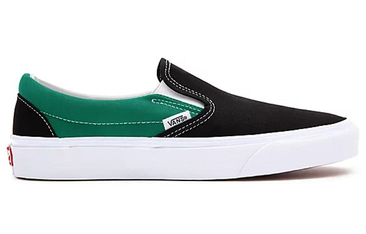 Vans Customs Color Block Comfycush Slip-on 'Black Green' VN0A3CST043