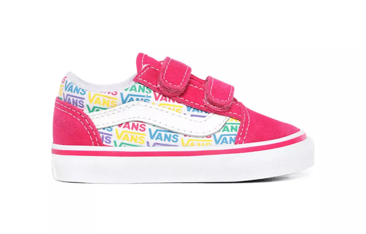 Vans Rainbow Vans Old Skool V Toddles/Infants Pink VN0A38JN0GW