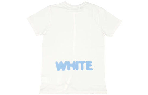 Off-White C/O VIRGIL ABLOH Short Sleeve White Blue OW-18SS-015