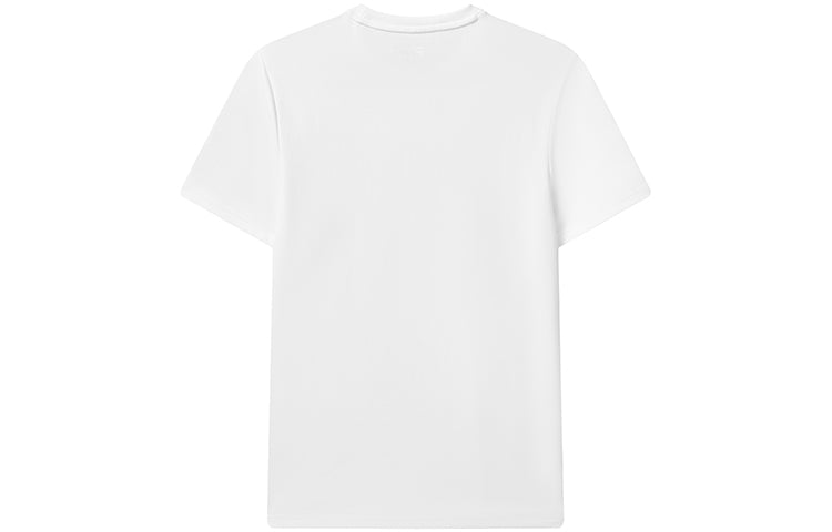 FILA Embroidered Logo Loose Knit Short Sleeve White F11M122102F-WT