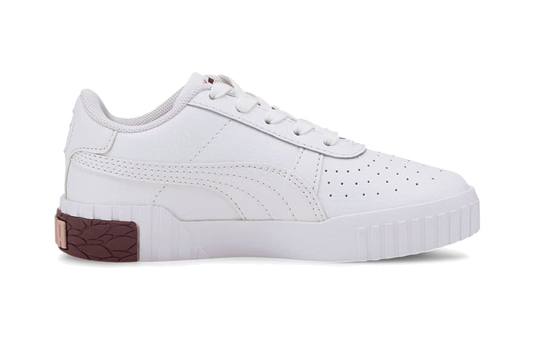 PUMA Cali Kids' White/Brown 373156-01