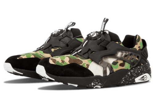PUMA A Bathing Ape x Disc Blaze 'Camo' 358846-01