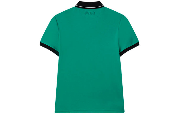 Men's FILA Business Casual Short Sleeve polo Green Polo Shirt F11M128106F-GN