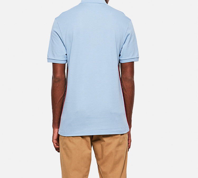 Gucci Embroidered Logo Patch Short Sleeve polo Light Blue 564651-XJAYM-4597