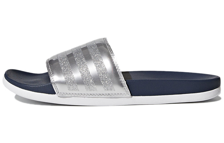 (WMNS) adidas Adilette Cloudfoam Plus 'Silver Blue' CG3411