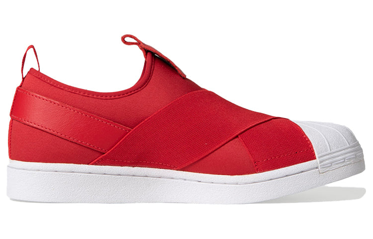 (WMNS) adidas originals Superstar Slip On 'Red White' EX4626