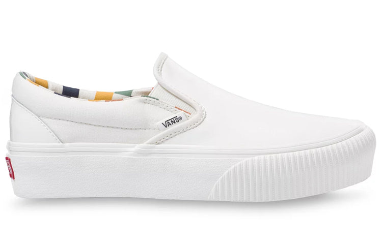 Karina Rozunko x Vans Slip-On Platform SF White VN0A4MVC25K