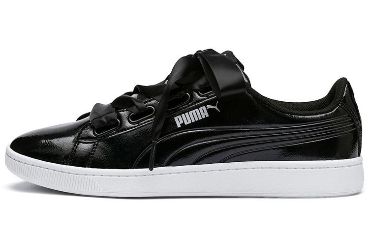 (WMNS) PUMA Vikky v2 Ribbon 'Black Silver' 369727-01