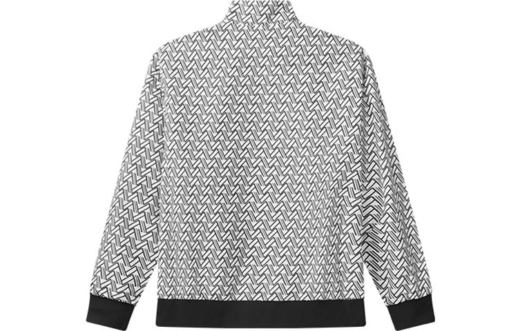 FILA Full Print Geometry Printing Sports Jacket White F11M031704F-WT