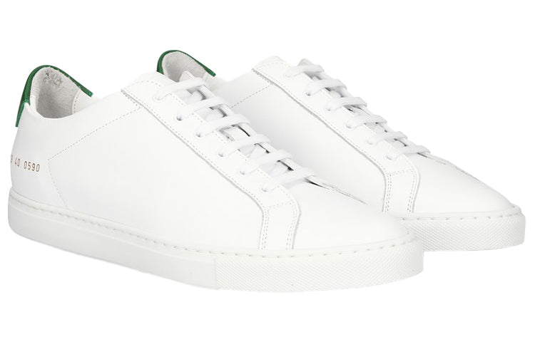 (WMNS) Common Projects Achilles Low 'White Green' 6019-0590
