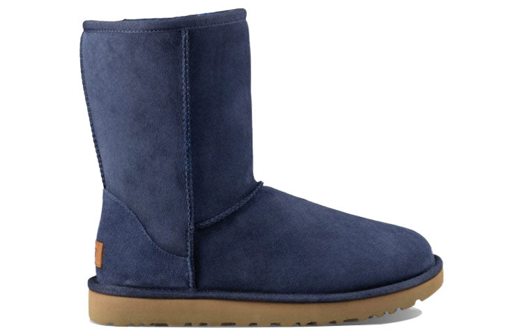 (WMNS) UGG Classic Short II Boot Fleece Lined Navy Blue 1016223-NAVY