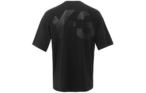 adidas Y-3 Round Neck Short Sleeve Loose Black CF0443