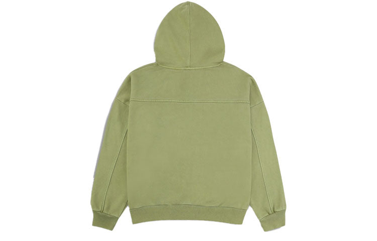 (WMNS) Levi's Series Embroidered Logo Hoodie 'Green' 85279-0031