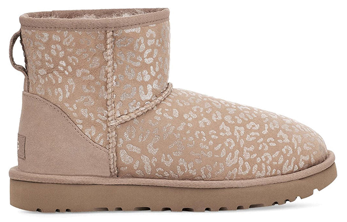 (WMNS) UGG Classic Mini Snow Leopard Brown Yellow 1113494-AMP