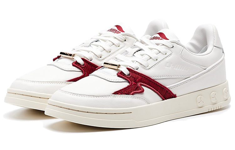 (WMNS) Li-Ning 1990 'White Red' ALFR126-1