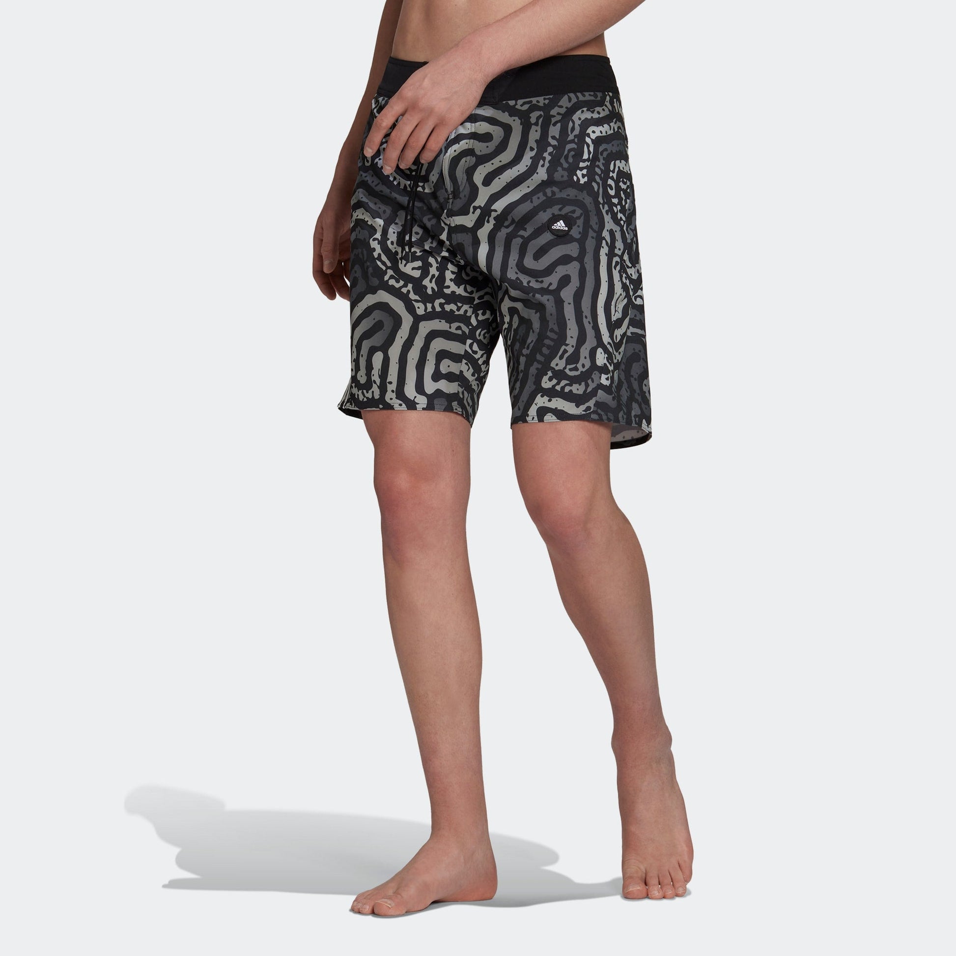 adidas Classic-Length Colour Maze Tech Board Shorts HC8523
