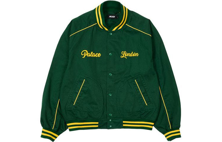 PALACE SS21 Chain Stitch Bomber Jacket Unisex Green P20JK106