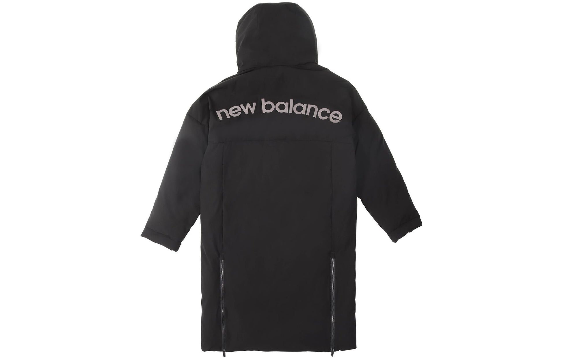 New Balance Street Style Long Down Jacket Asia Sizing 'Black' NQ94R041-BK
