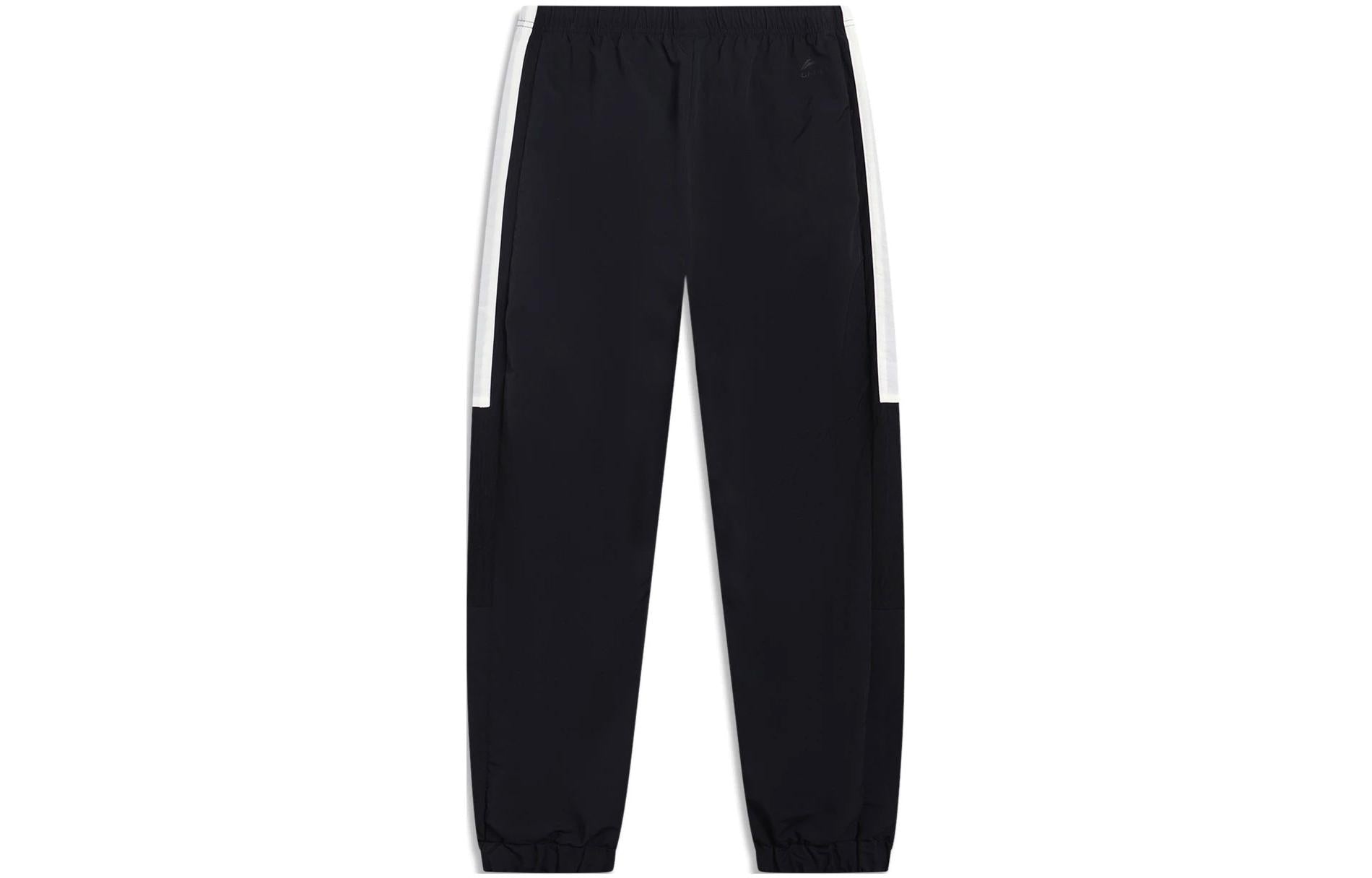 Li-Ning Sports Style Sweatpants 'Black White' AYKT405-2